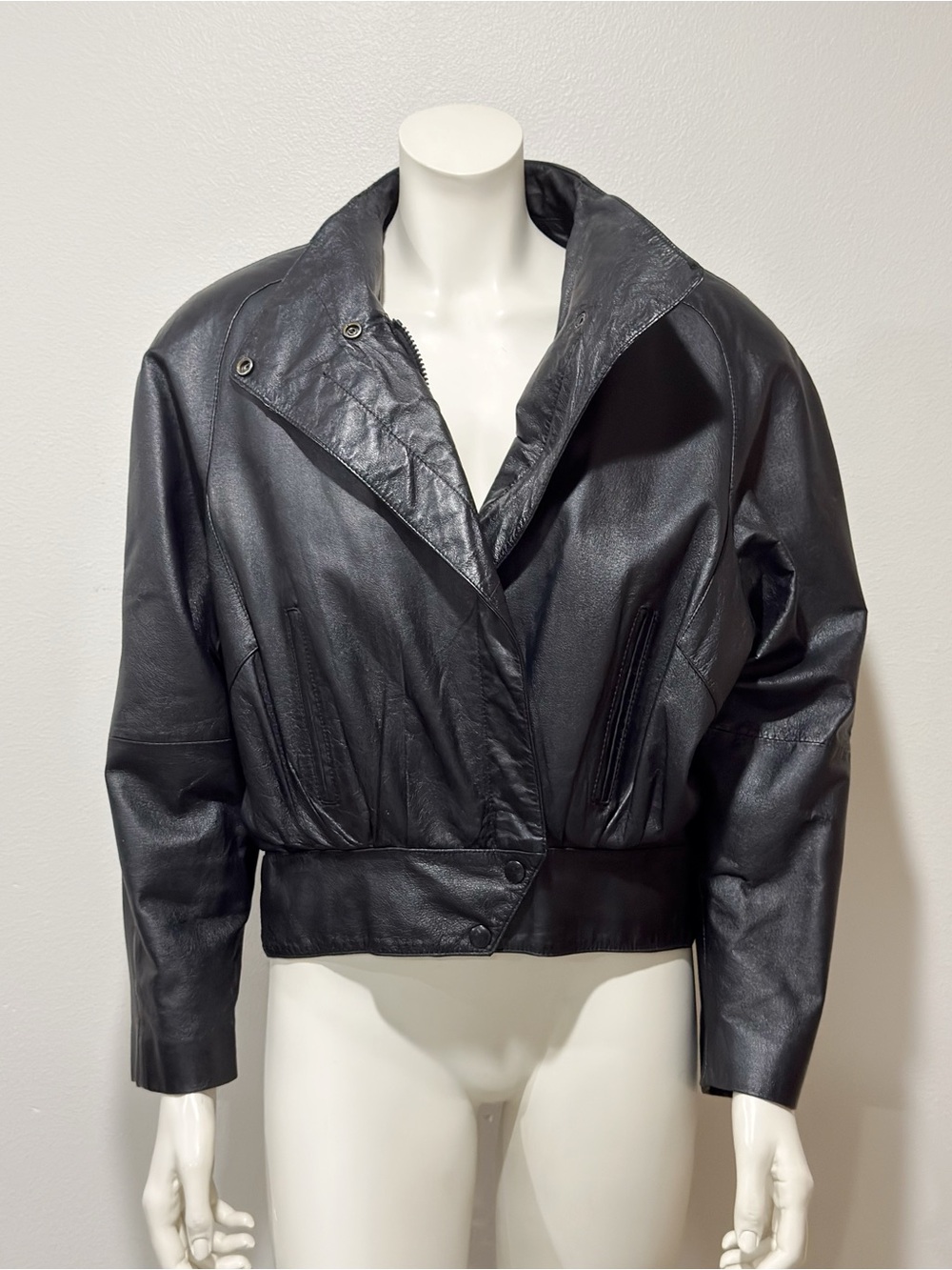 Vintage Wilsons Leather 80’s Jacket Fleece Lined Bomber Moto